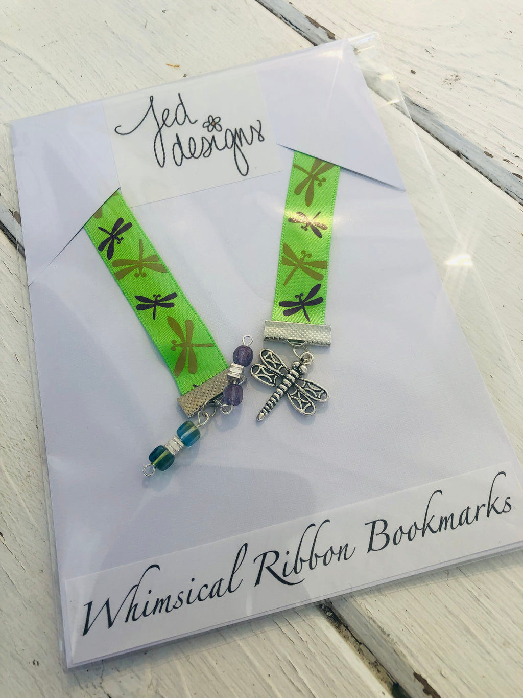 Jed Designs Bookmark- Dragonfly