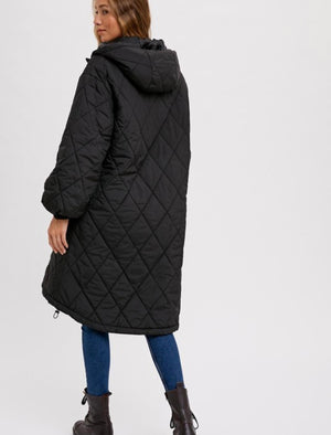 BIBI Quilted Jersey Jacket- black