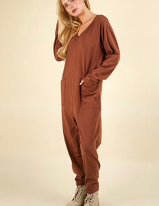 Everyday Romper - brown