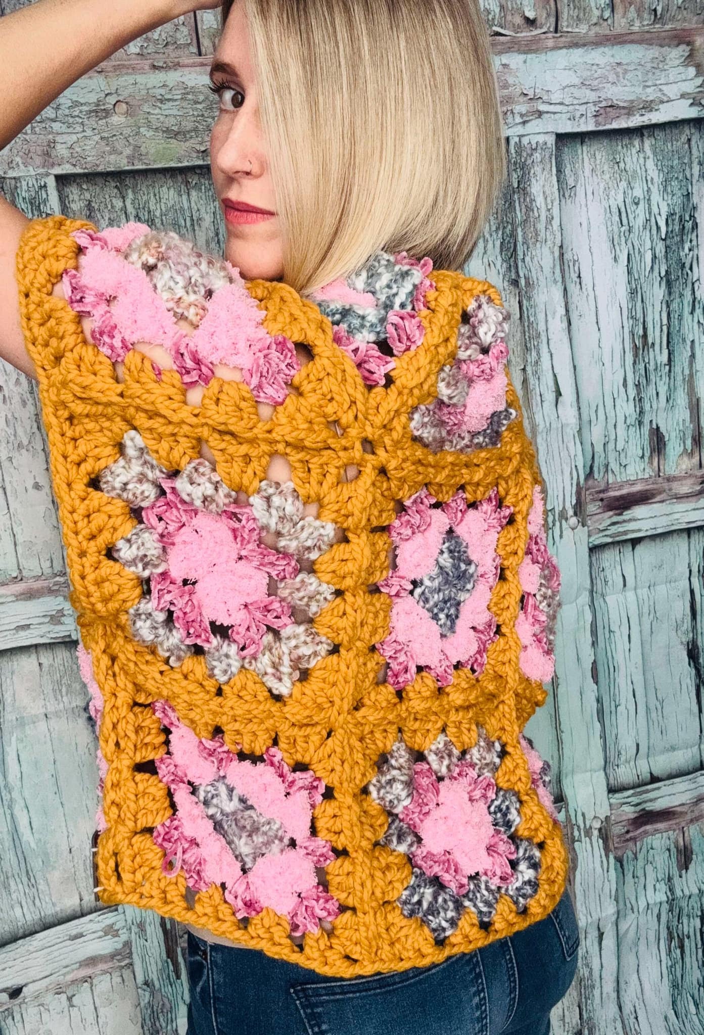 Handmade Granny Square VEST