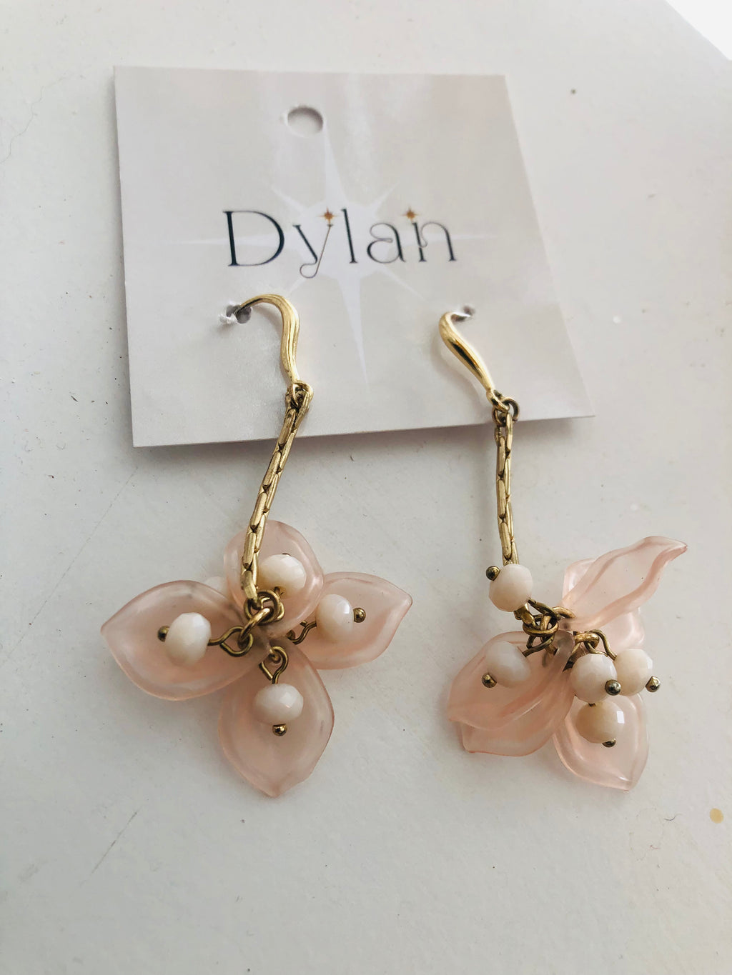 Lotus Drop Earrings by Dylan