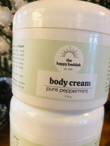 Pure Peppermint Body Cream by The Happy Buddah