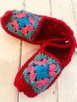 Handmade Granny Square House Slippers