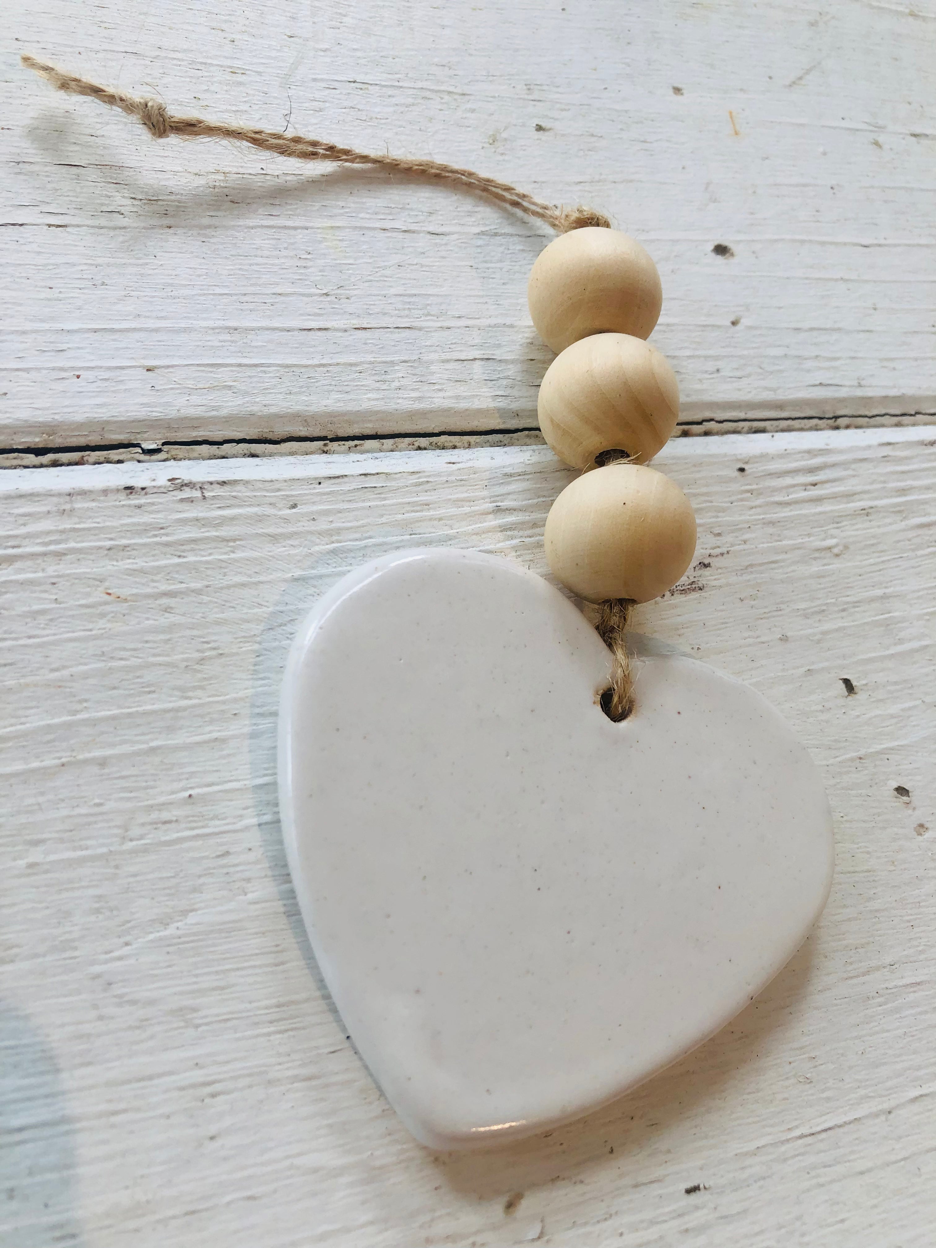 Earth & Ember Ceramic Hearts