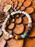 Anikwe Cote Creations- Howlite chakra bracelet