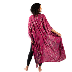 Raspberry Spark Duster Kimono