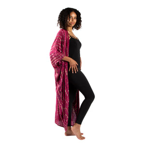 Raspberry Spark Duster Kimono