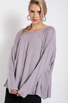 Cotton Slub Wash Tunic by EASEL