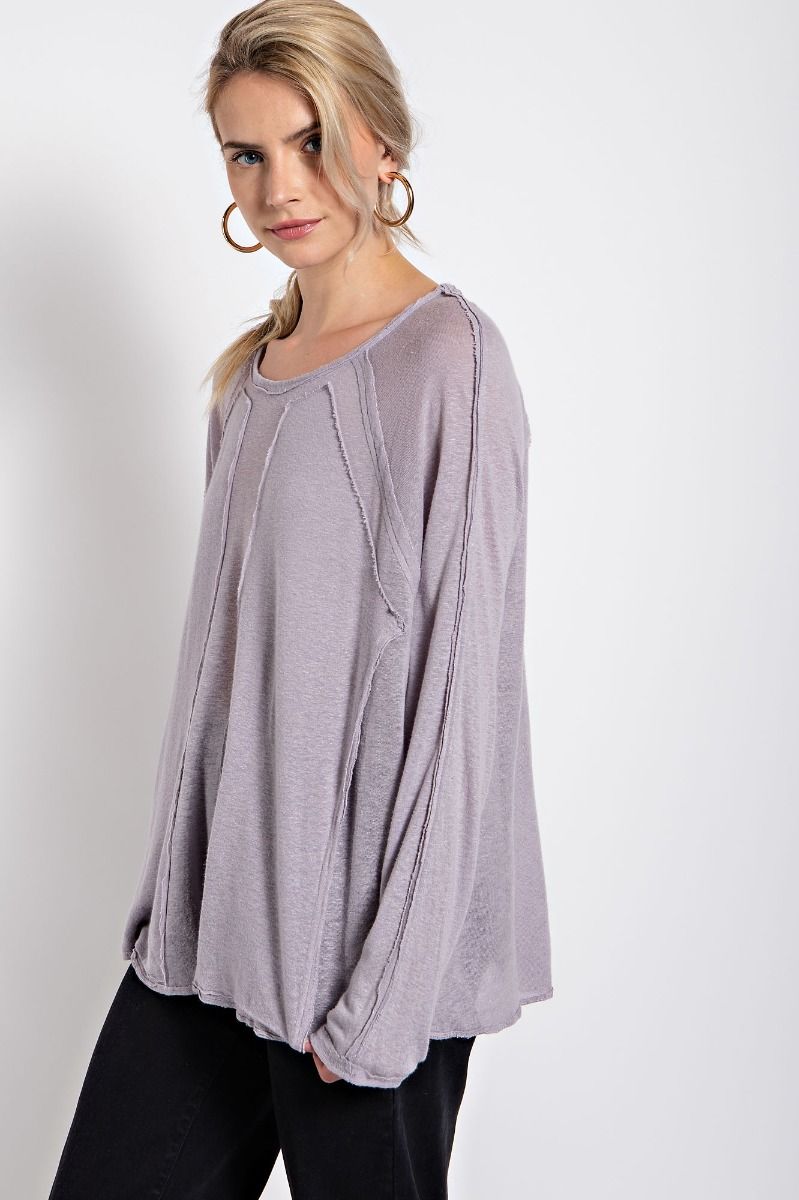 Cotton Slub Wash Tunic by EASEL