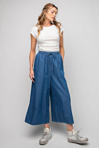 Mabel palazzo chambray Denim by EASEL