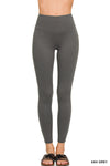 Zbrand Brushed Microfiber Leggings - slate