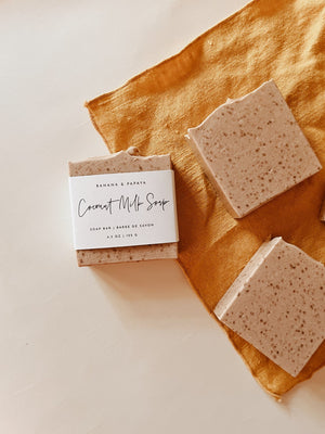 Banana & Papaya Coconut Milk Soap