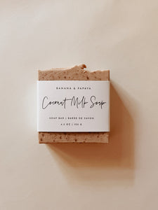 Banana & Papaya Coconut Milk Soap