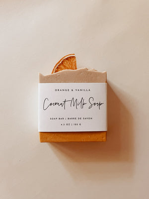 Orange & Vanilla Coconut Milk Soap