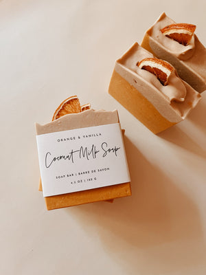 Orange & Vanilla Coconut Milk Soap