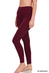 ZBRAND Microfibre Leggings- drk burgundy