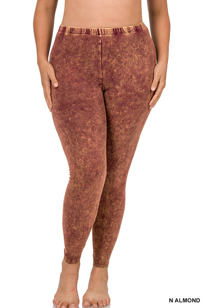 Zbrand Mineral Wash Leggings curvy THE BOHO HUT