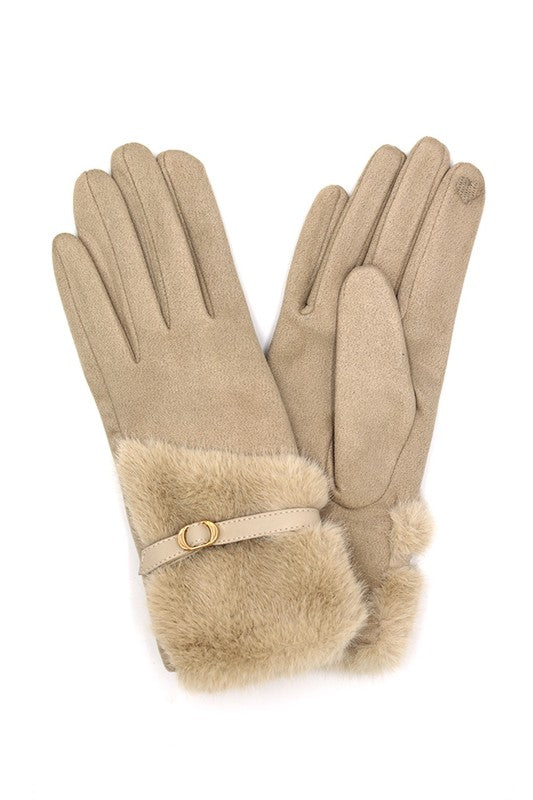 Faux Fur Gloves