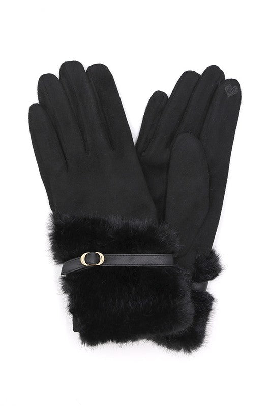 Faux Fur Gloves