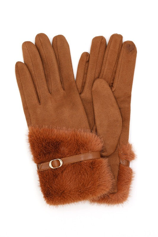 Faux Fur Gloves