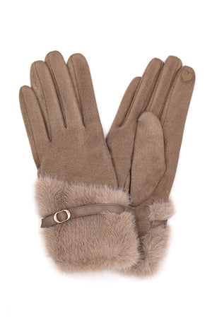 Faux Fur Gloves