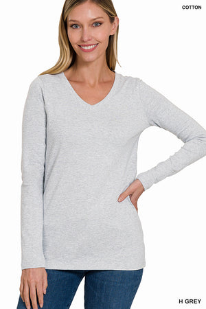 Zbrand V Neck- grey